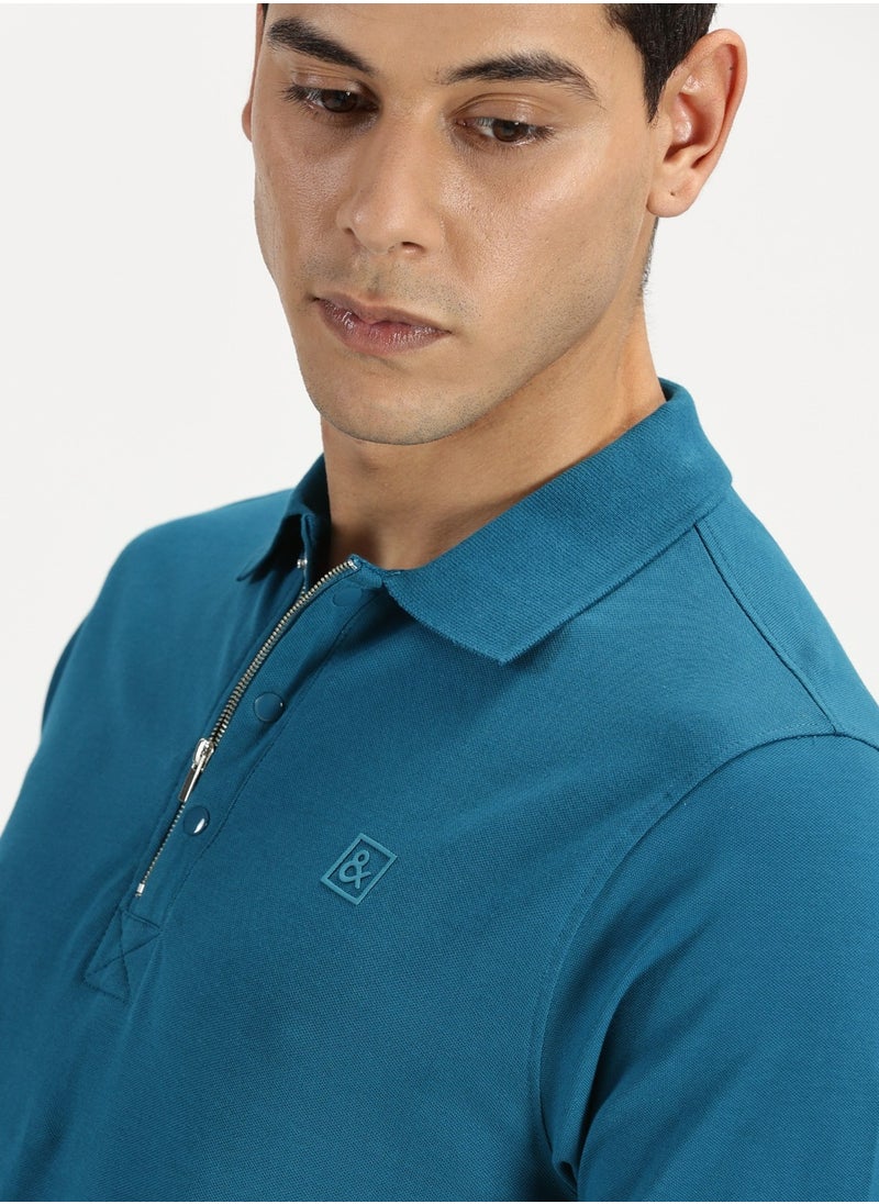 Simple & Rare Men's Cotton Polo T-Shirt with Zip & Button Closure - pzsku/ZA1316590EB0755D2C223Z/45/_/1716881329/4d7a92f4-dfc2-4c1e-bba5-9ee7f49978fe