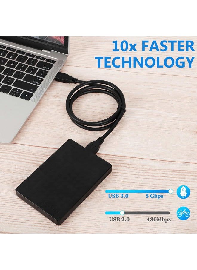 ITD ITANDA USB 3.0 Micro Cable, 3.3FT, Heavy Duty High Speed Hard Drive Cable, USB 3.0 A to Micro B Cable Compatible with Seagate, WD, Toshiba, Westgate, Samsung Galaxy S5, Note 3, Note Pro 12.2  - Image 4