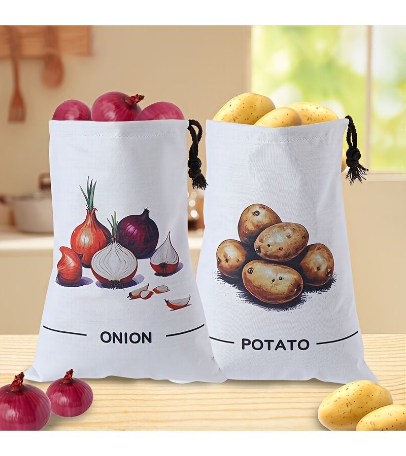 1pc Potato Bag Household Storage Onion Bag - Image 1