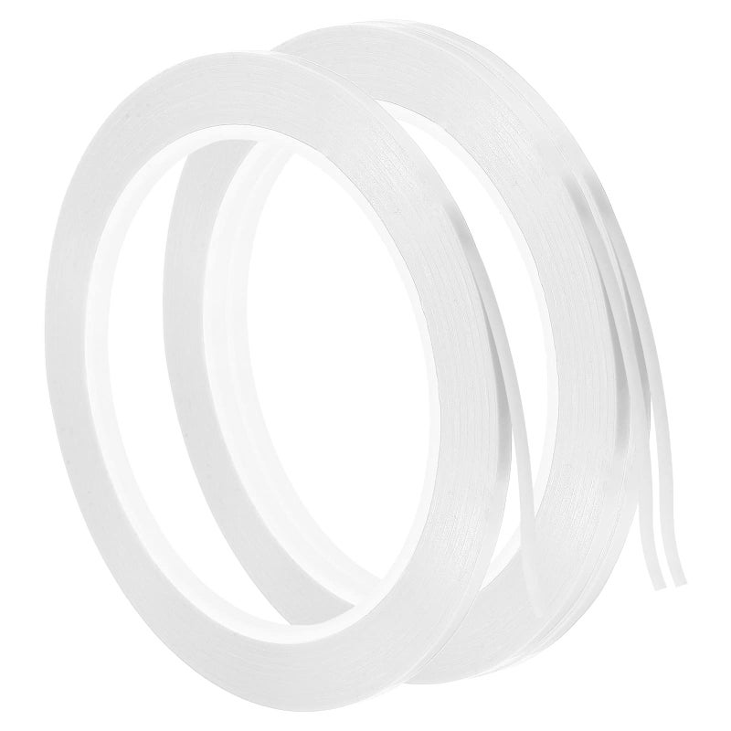 PATIKIL 1/8" Whiteboard Tape, 3 Pack Thin Dry Erase Tape for Graphic Chart Marking DIY Art, White - Image 1