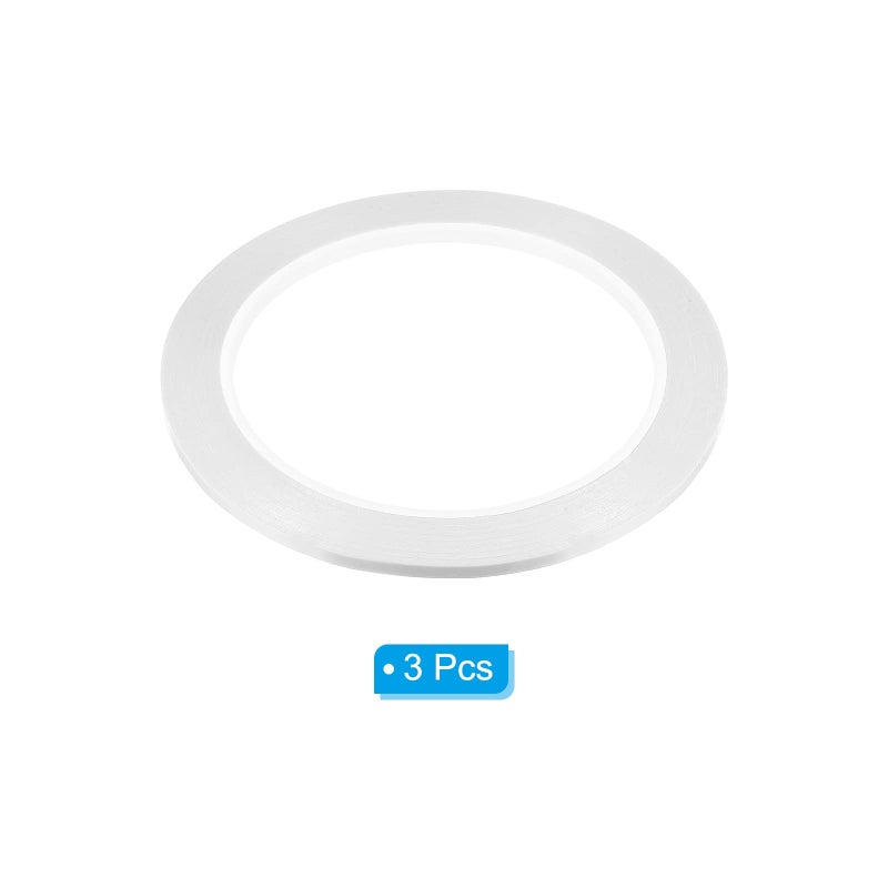 PATIKIL 1/8" Whiteboard Tape, 3 Pack Thin Dry Erase Tape for Graphic Chart Marking DIY Art, White - Image 3