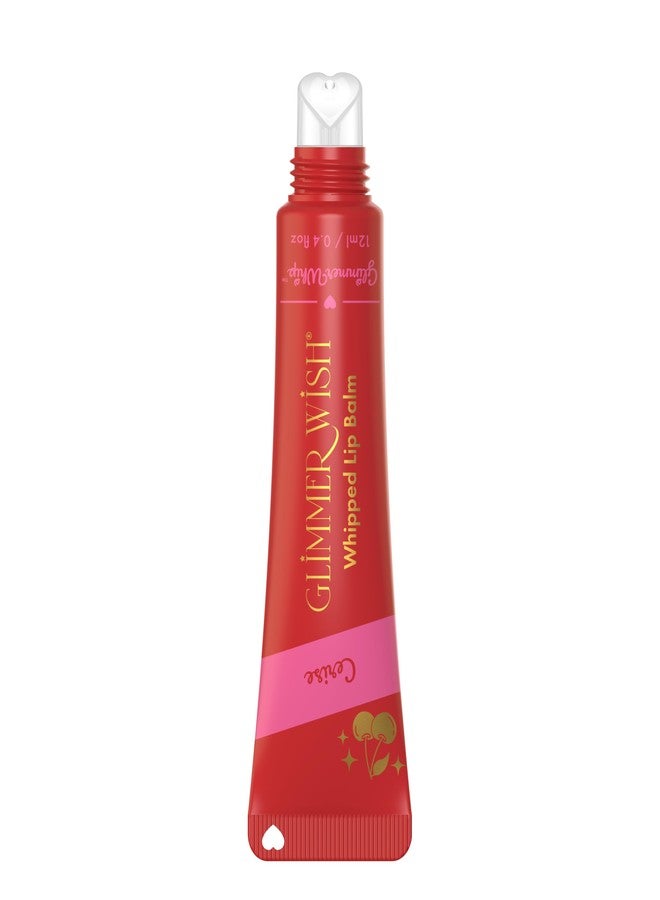 Glimmer Wish Glimmer Whip Hydrating Lip Balm, Whipped Lip Butter Treatment with Organic Nourishing Oils and Butters, Vegan and Cruelty Free Lip Moisturizer for Soft Lips (Cerise - Image 2