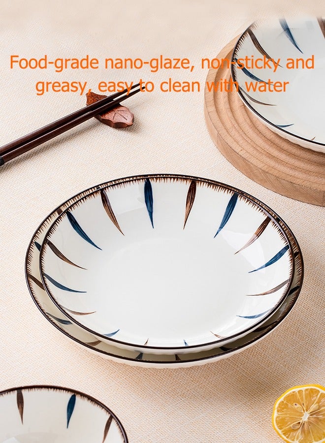 بريتيش شيف طقم أدوات مائدة من البورسلين عالي الجودة، مكون من 12 قطعة، صندوق هدايا، طقم أدوات مائدة من السيراميك، آمن للاستخدام في الميكروويف وغسالة الأطباق، يتضمن 4 أطباق و4 أوعية و4 ملاعق، مناسب لـ 4 أشخاص، مناسب للهدايا في العطلات أو الحفلات، متعدد الألوان 47.5 × 12.5 × 28.5 سم - Image 5