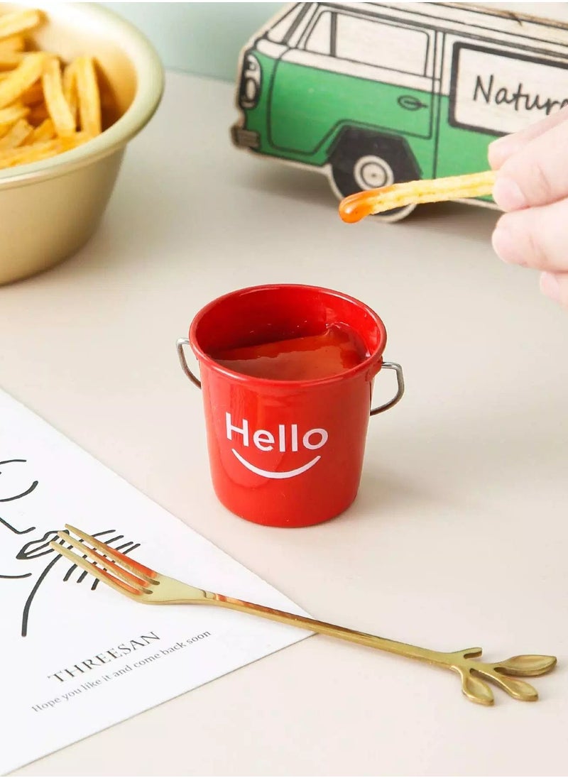 Generic - 1pc Bucket Shaped Sauce Cup - Image 1