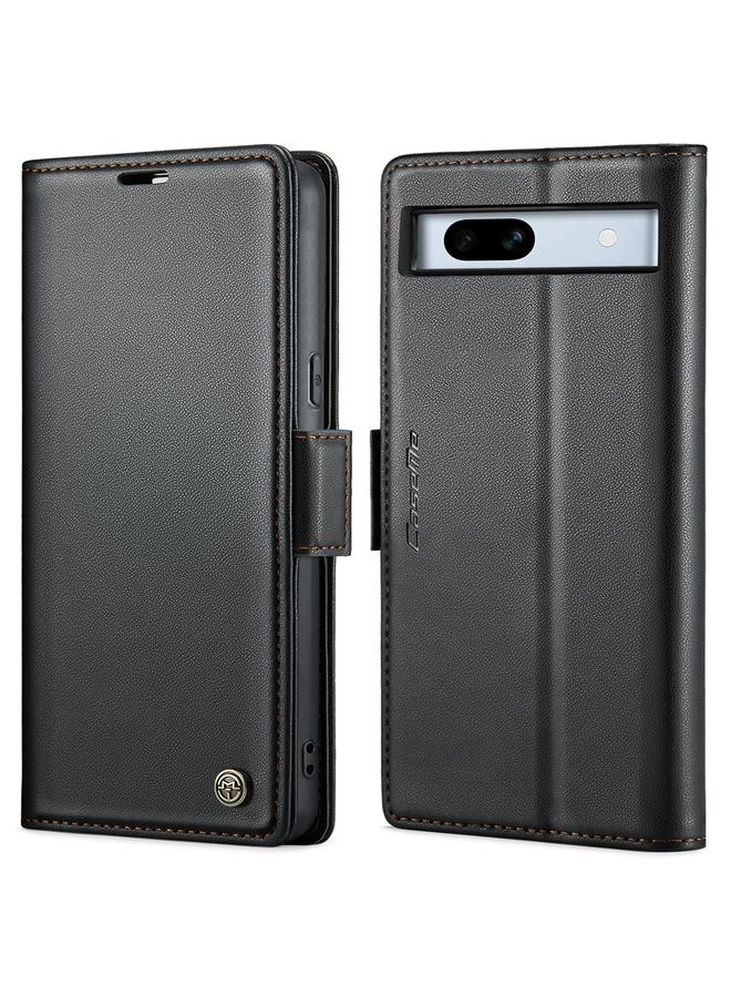 Case For Google Pixel 7a 023 Butterfly Buckle Litchi Texture RFID Anti-theft Leather Phone Case