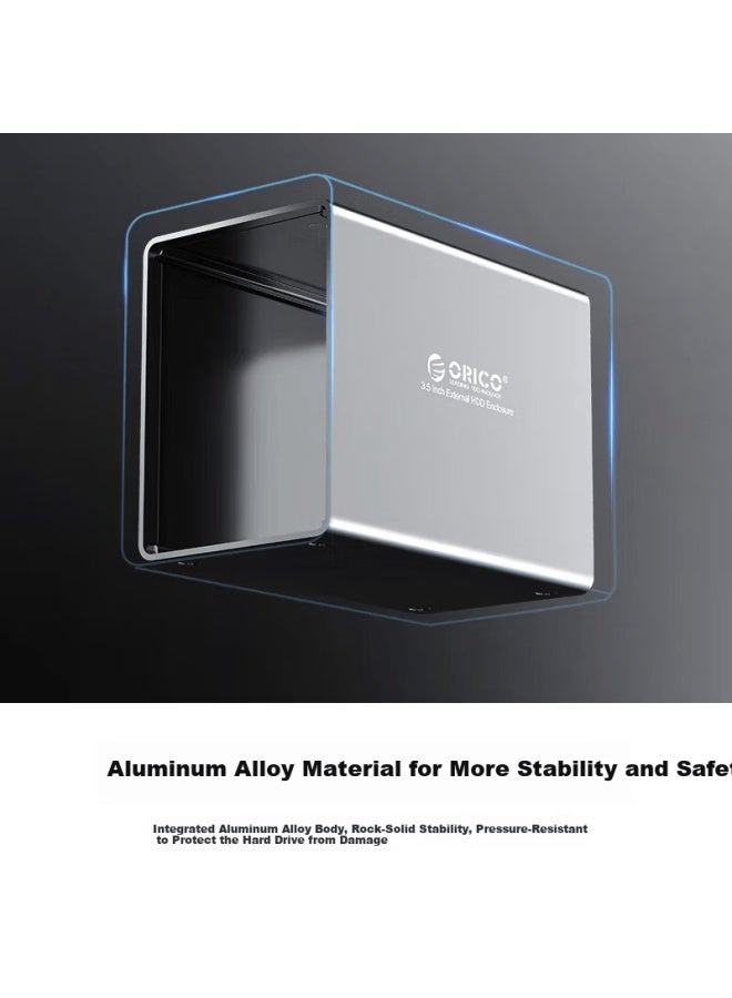 Orico Disk Array Hard Drive Enclosure Multi-bay 3.5 Inch Usb 3.0 Sata Mechanical Hard Drive Cage External Raid Storage Five-bay With Raid + 8tb Red Drives X2 - Image 4