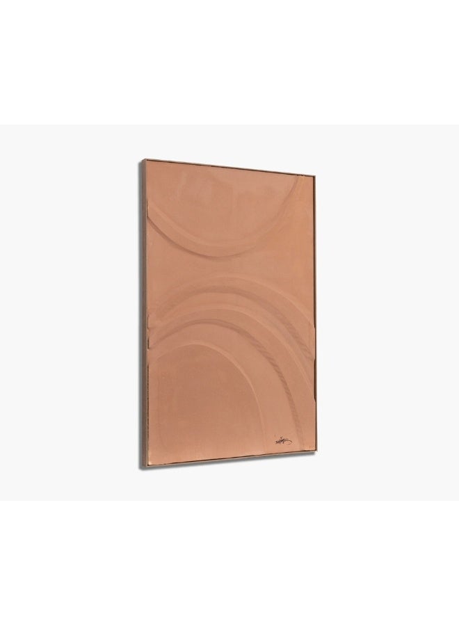 2XL Home Calix Relief Painting 100X5X150 Brown  - Image 3