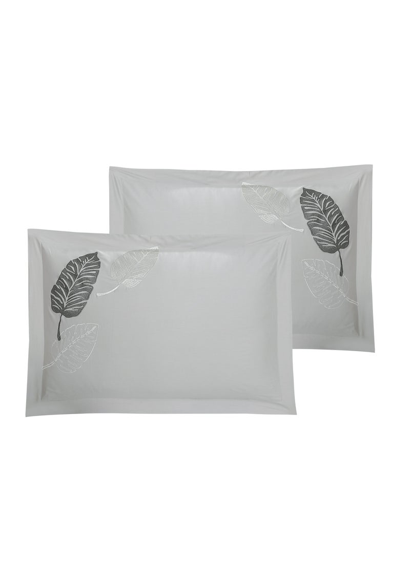 Hours - hours comforter set with soft silky fabric 100% cotton and a modern and distinctive pattern that satisfies all tastes 8 pieces king size - Image 1
