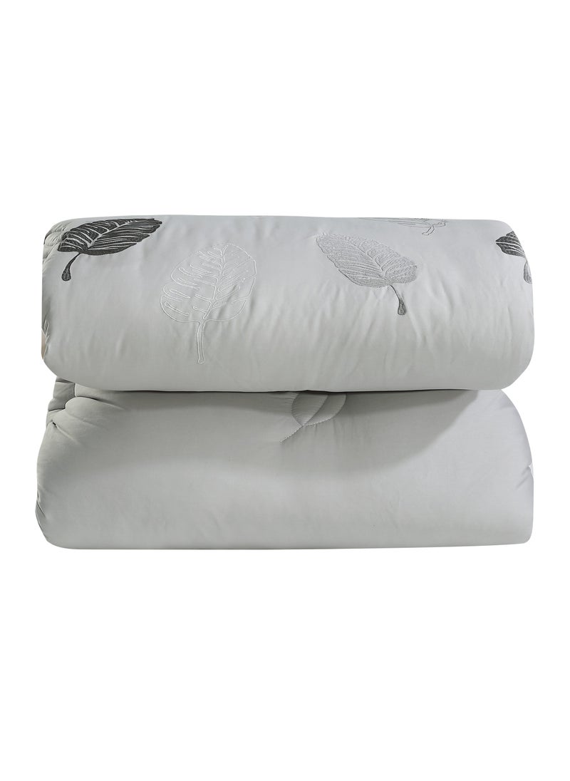 Hours - hours comforter set with soft silky fabric 100% cotton and a modern and distinctive pattern that satisfies all tastes 8 pieces king size - Image 1