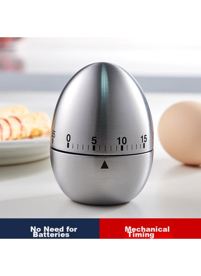 Bai Jie Baijie Timer, Stainless Steel Mechanical Timer, Children's Learning And Self-discipline Management Device, Kitchen Baking Countdown Timer  - Image 2