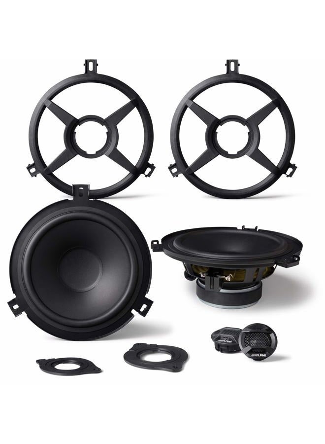 Alpine SPV-65X-WRA 2-Way Weather Resistant Speaker System for 2007-2018 Jeep® Wrangler JK - Image 1