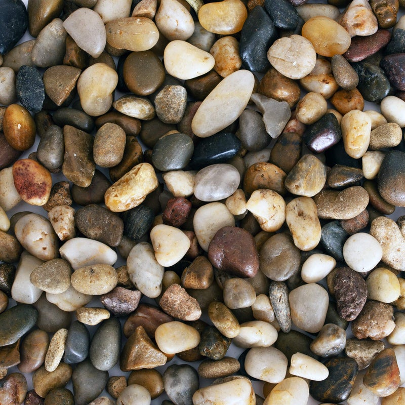 Galashield 2 lbs Approx. 200 River Rocks Stones for Plants Pebbles for Indoor Plants | Aquarium Fish Tank Rocks | Polished Decorative Rocks for Vases (0.3-0.6 Inches) - Image 1