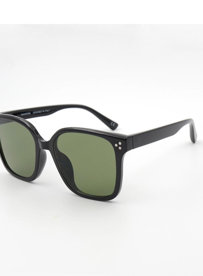 MADEYES نظارات شمسية واقية من الأشعة فوق البنفسجية للجنسين EE23P112-1 - أسود - Image 2