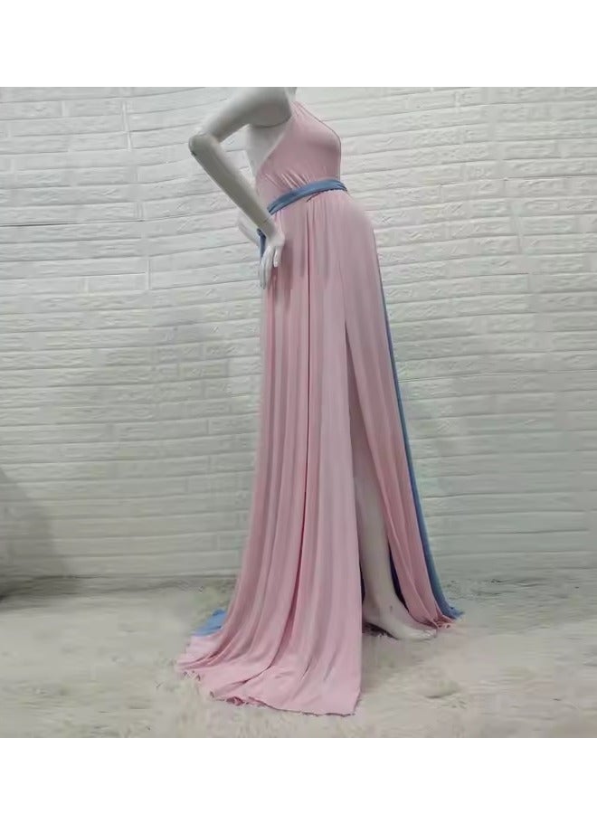 bellanina Glamorous Maternity Gender Reveal Dress - Image 4