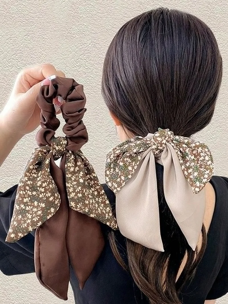 Set of 3 - Floral Hair Tie