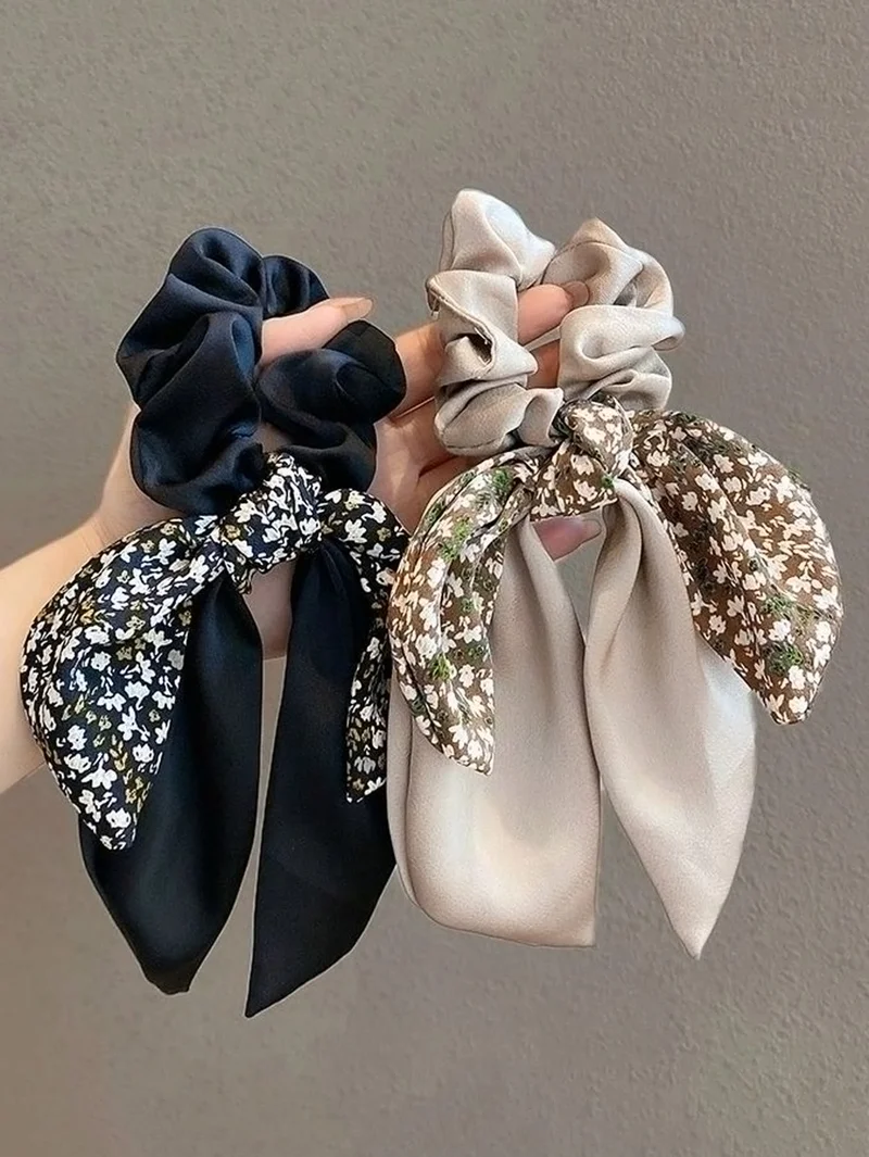 Styli  Set of 3 - Floral Hair Tie for Women | Best Price UAE
