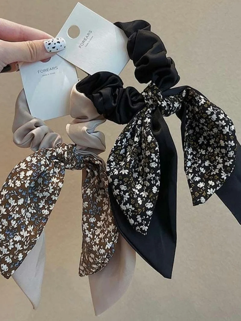 Styli  Set of 3 - Floral Hair Tie for Women | Best Price UAE