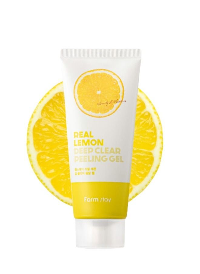 Farm Stay Real Lemon Deep Clear Peeling Gel 100ml  - Image 2