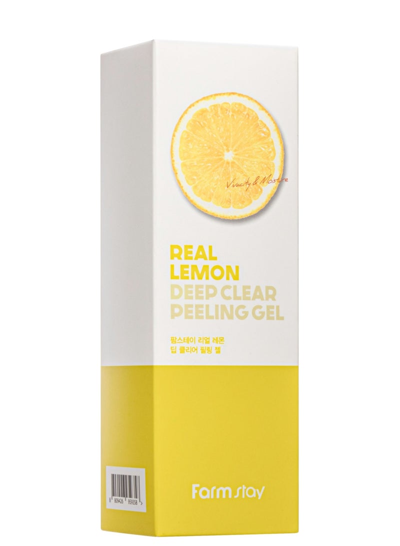 Farm Stay Real Lemon Deep Clear Peeling Gel 100ml  - Image 3