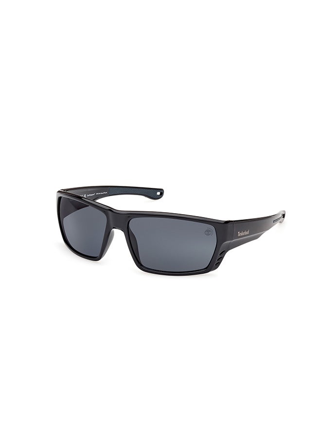 Timberland نظارات شمسية مستطيلة للرجال مع تعديل قطبي - TB0000201D64 - حجم العدسات: 64 مم - Image 1
