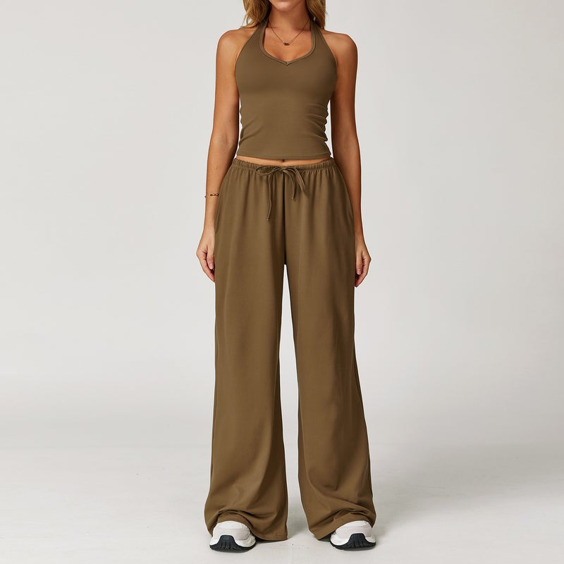 Premium Cross-Border Brushed Yoga Set - Quick-Dry, Backless Sports Outfit for  Women - Image 1