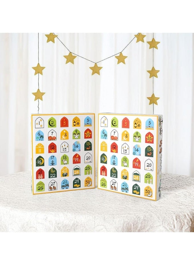 5PCS Ramadan gift box  , Countdown Calendar Box with 30 DIY Fillable Drawers for kids– Gift Box Set (Box Only) - Image 3