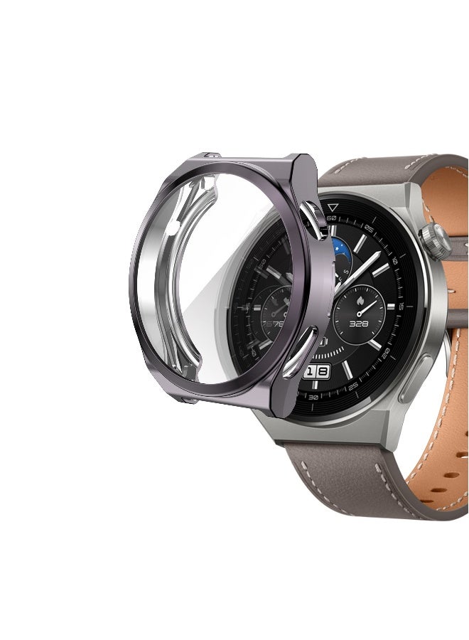 Case for Huawei Watch GT3 pro 46mm, 6Pcs Screen Protector Overall Protective Ultra-Thin TPU HD Clear Cover - Image 2