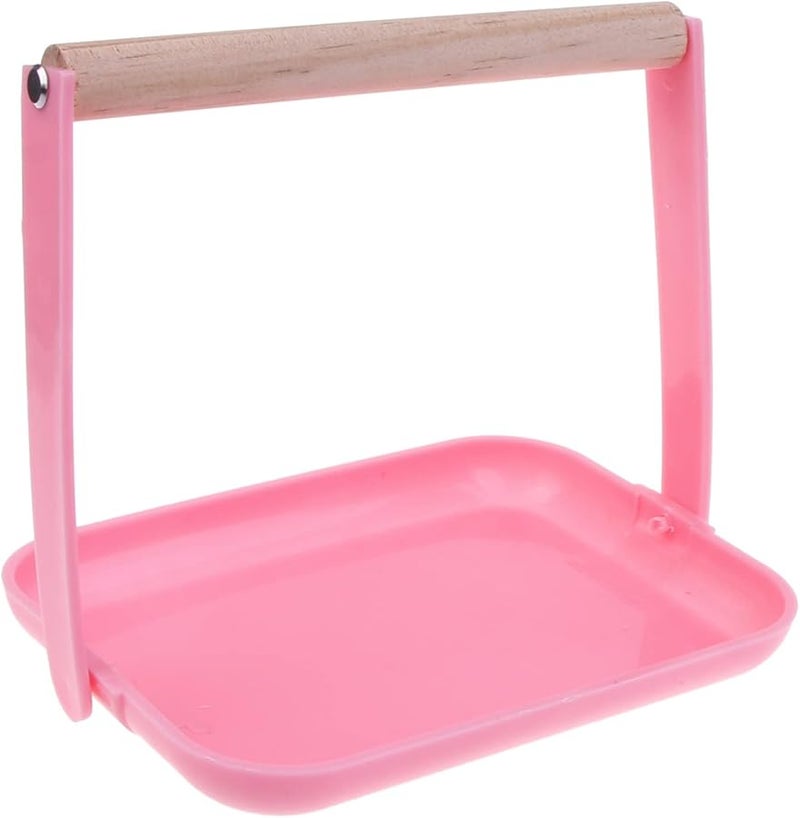 حامل ببغاء محمول مع صينية فضلات للطيور الصغيرة والمتوسطة والكبيرة، مجثم فوق الطاولة - Image 2