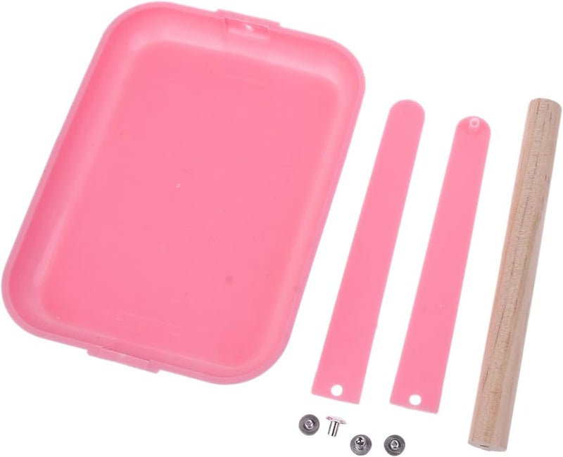 حامل ببغاء محمول مع صينية فضلات للطيور الصغيرة والمتوسطة والكبيرة، مجثم فوق الطاولة - Image 5