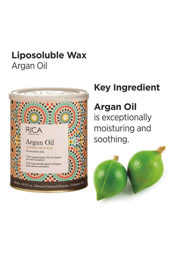 Rica مجموعة شمع زيت الأركان من ريكّا (1 شمع جسم ريكّا 1 جل حليب القطن قبل الشمع 1 لوشن الورد بعد الشمع) - Image 4