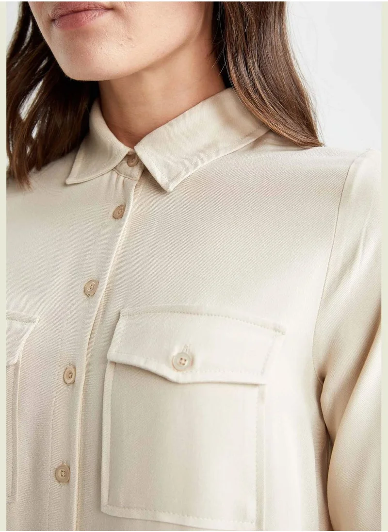 ديفاكتو Woman Woven Long Sleeve Tunic