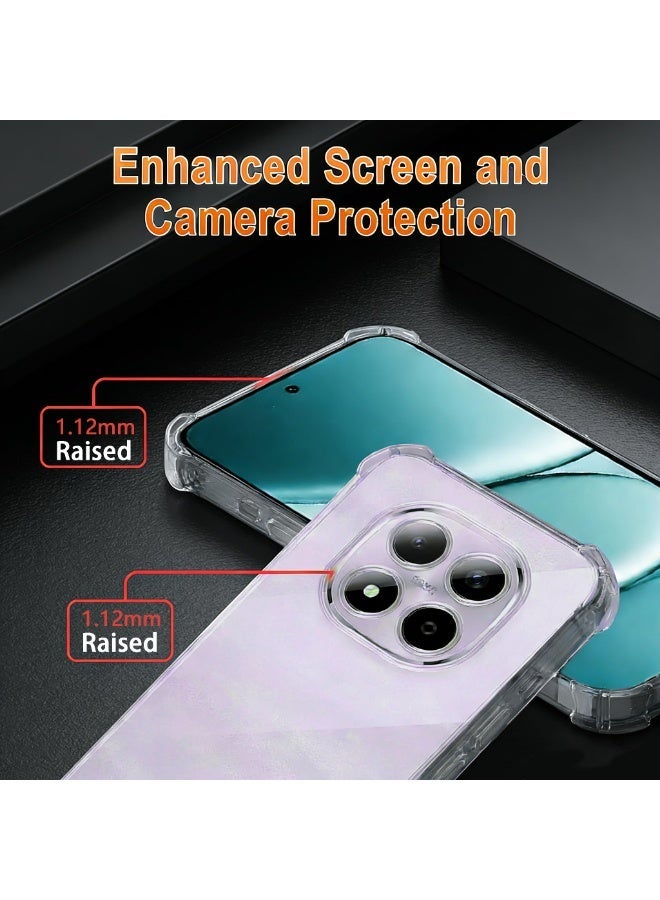 Betcolyn for Redmi Note 15 Pro Plus 5G Case, [4 L-Corner Airbags] Shockproof Protection, Anti-Yellowing Ultra-Thin Slim Fit Cover, Precise Cutouts & Scratch-Resistant - Clear - Image 3