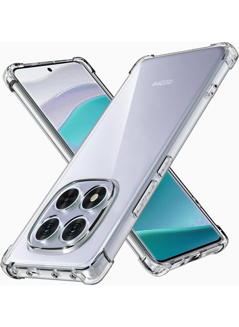 Betcolyn for Redmi Note 15 Pro Plus 5G Case, [4 L-Corner Airbags] Shockproof Protection, Anti-Yellowing Ultra-Thin Slim Fit Cover, Precise Cutouts & Scratch-Resistant - Clear - Image 1
