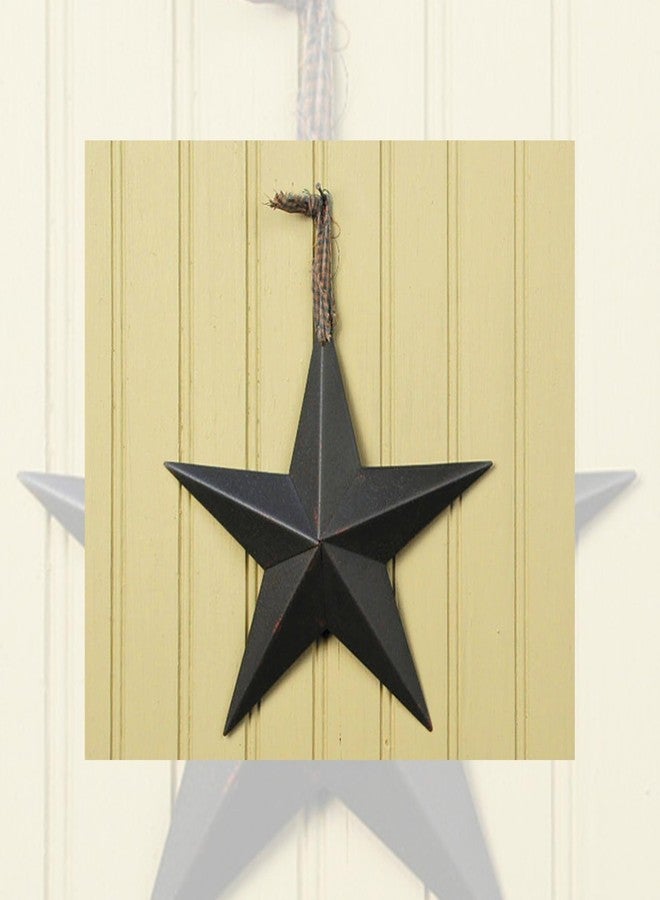 Hearthside Collection Metal Barn Star, 8" x 8", Black