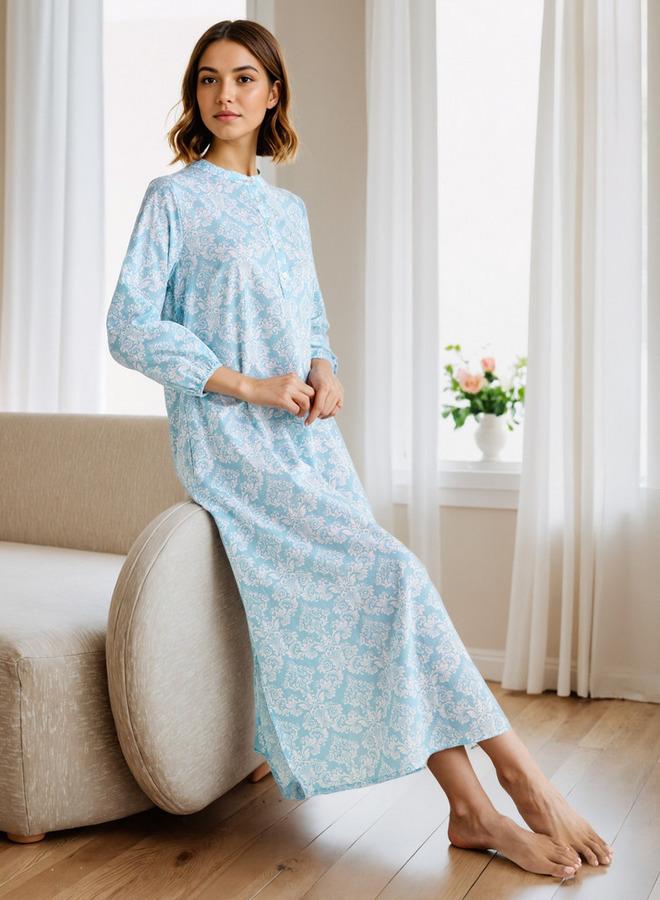 سبلاش فيڤ قميص نوم مطبوع - Image 1