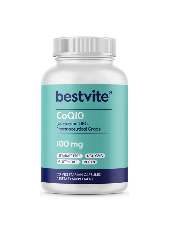 BESTVITE Coenzyme CoQ10 100mg (120 كبسولة نباتية) مخمرة بشكل طبيعي - بدون ستيرات - بدون مواد مالئة - نباتي - غير معدّل وراثيًا - خالٍ من الجلوتين - pzsku/ZA1327E8BB521B4C9EB71Z/45/_/1739883053/e7413c3b-dbf3-4d30-8ecc-ddf5d298fdff