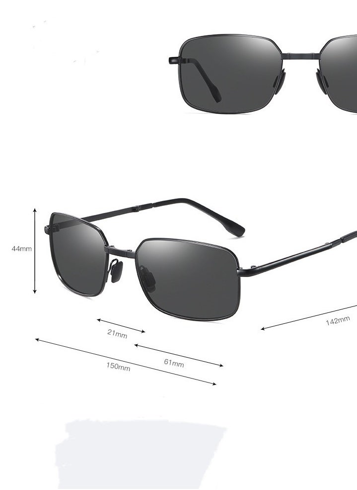 Smart sunglasses can block ultraviolet rays and are foldable. They are driving and fishing sunglasses with polarized lenses.