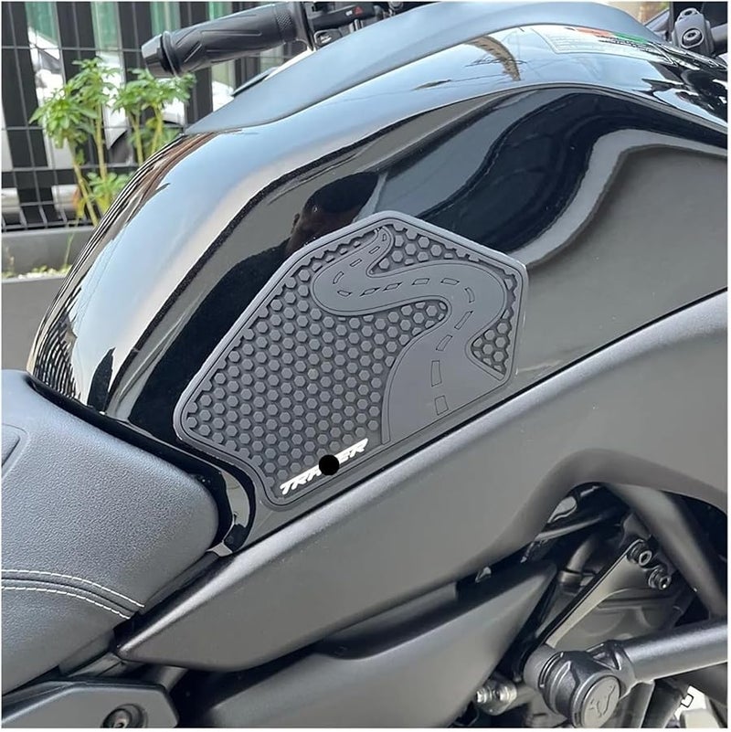Tracer 700 Side Fuel Tank Pad Protector Stickers Knee Grip Set 2020 2024 - Image 4
