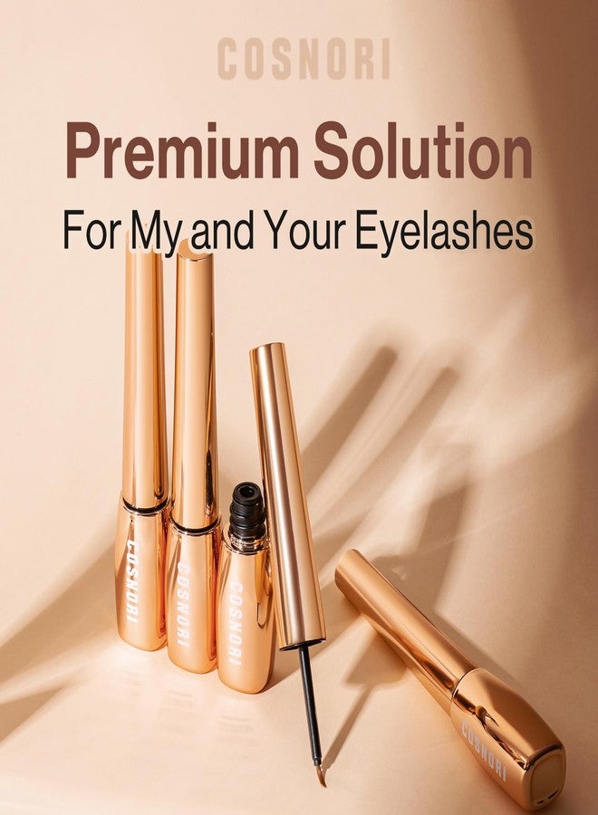 COSNORI Eyelash Serum 100 EX - Intensive Eyelash Care Serum - Slim Brush Type Hydration Booster- Irritation Free - Peptides, Silk Extract, Hyaluronic Acid, 0.2 fl.oz - Image 2