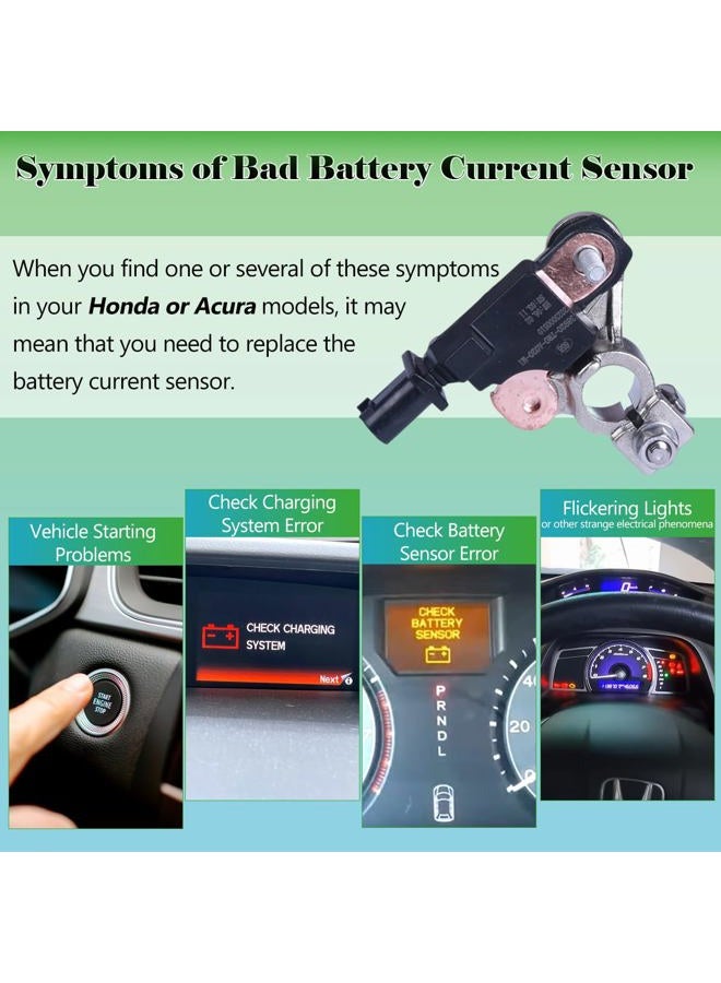 Yukrotor حساس تيار البطارية 38920-TR0-A01 حساس جهد البطارية ودرجة الحرارة متوافق مع هوندا سيفيك 2012-2015، هوندا CR-V 2012-2016، أكورا ILX 2013-2022، أكورا RDX 2013-2017 - Image 5