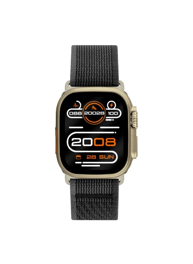 Slazenger Unisex Cloth Smart HD-IPS Watch SL.9.2223.5.15 - 49*43*11.5 mm 