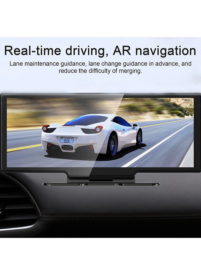 Generic - BT Wide Screen Car Video Recorder Auto Dash Cam Car Camera Recorder Night Viewing 10.26in DVR 170 Degree Wide Angle Car Global Positioning System Navigation Camcorder - Image 1
