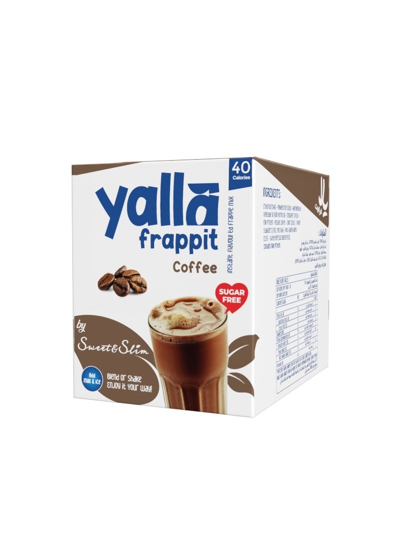 Yalla Frappit – Sugar free Coffee – by Sweet and Slim-box 10 sachet