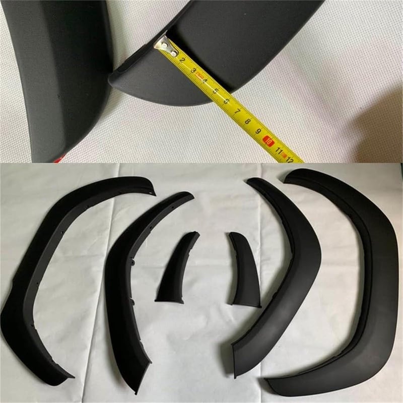 Wivplex Matte Black Wheel Arch Fender Flares for Toyota Hilux - Image 3