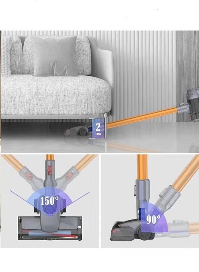 Bukela 3-in-1 Cordless Vacuum Cleaner - Powerful 25KPA Suction for Pet Hair, Carpets & Hard Floors | LED Light, Ultra Quiet, Long Battery Life | Portable Wet Dry Vacuum Cleaner - Image 4