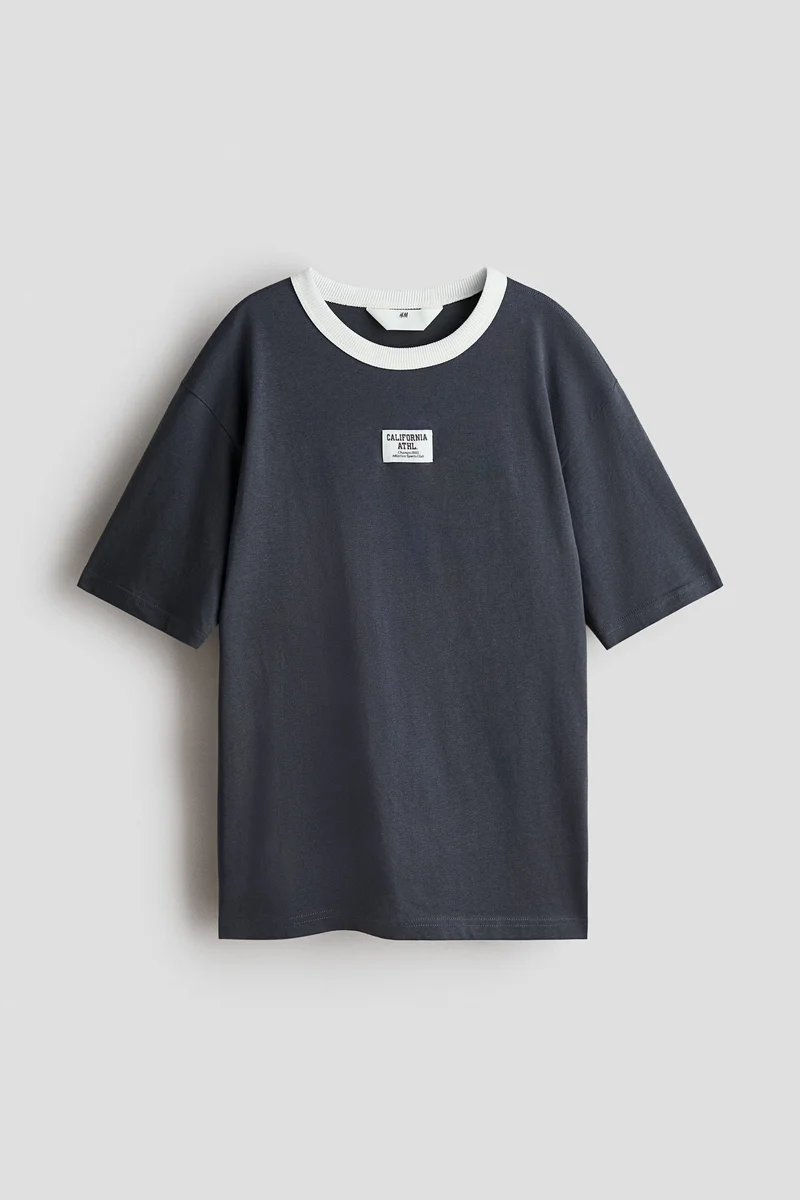 H&M Motif-detail T-shirt