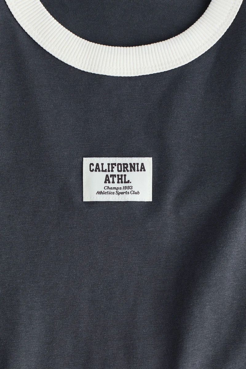 H&M Motif-detail T-shirt