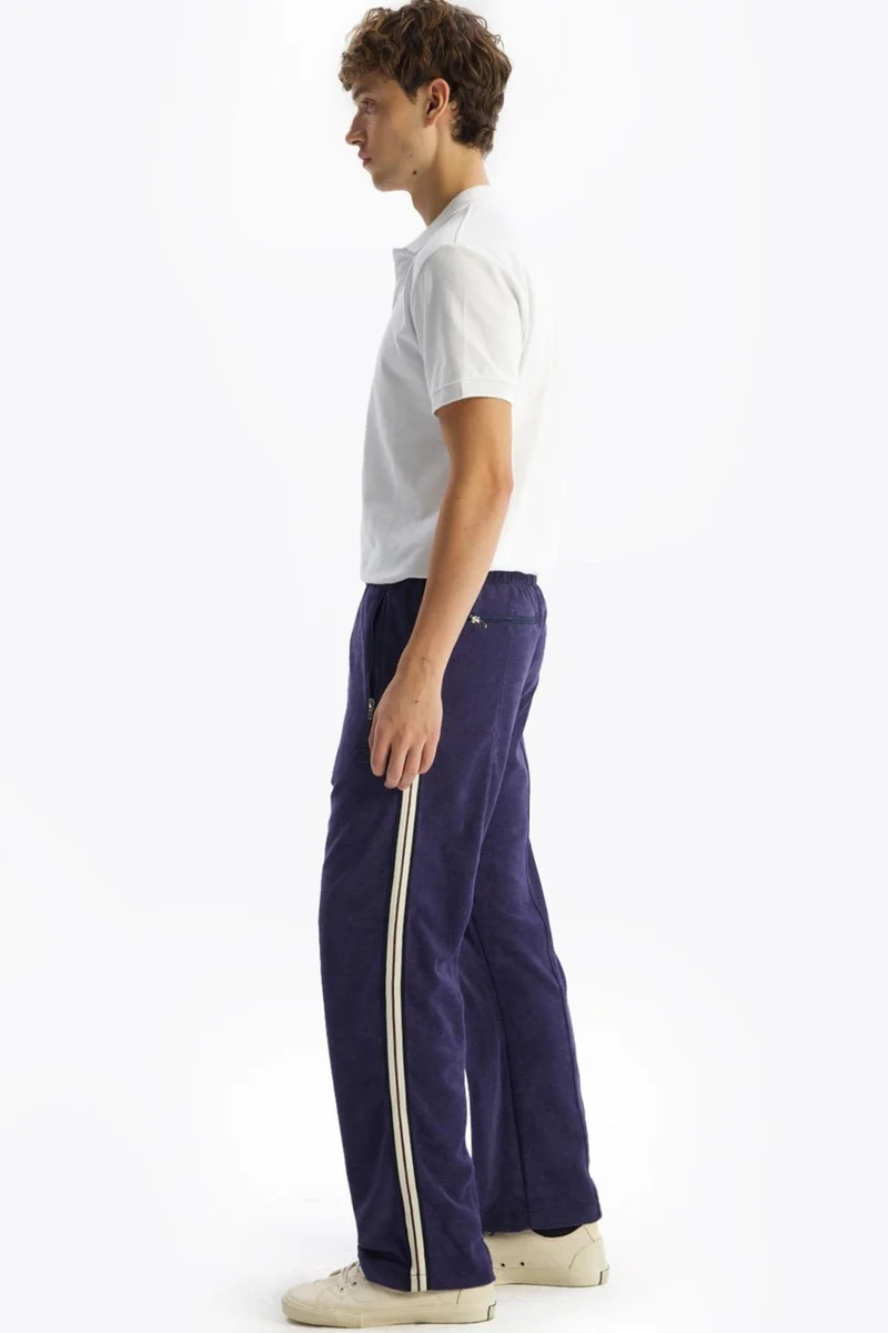 Giesto Navy Blue GIESTO Men's Straight-leg Knit Suit Pants for Men | Best Price UAE