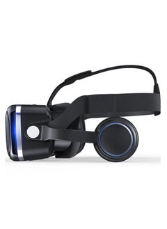 VR SHINECON نظارات الواقع الافتراضي ثلاثية الأبعاد باللون الأسود  - Image 3