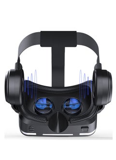 VR SHINECON نظارات الواقع الافتراضي ثلاثية الأبعاد باللون الأسود  - Image 4